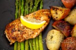 Chicken, Asparagus & Lemon Roasted Red Potatoes